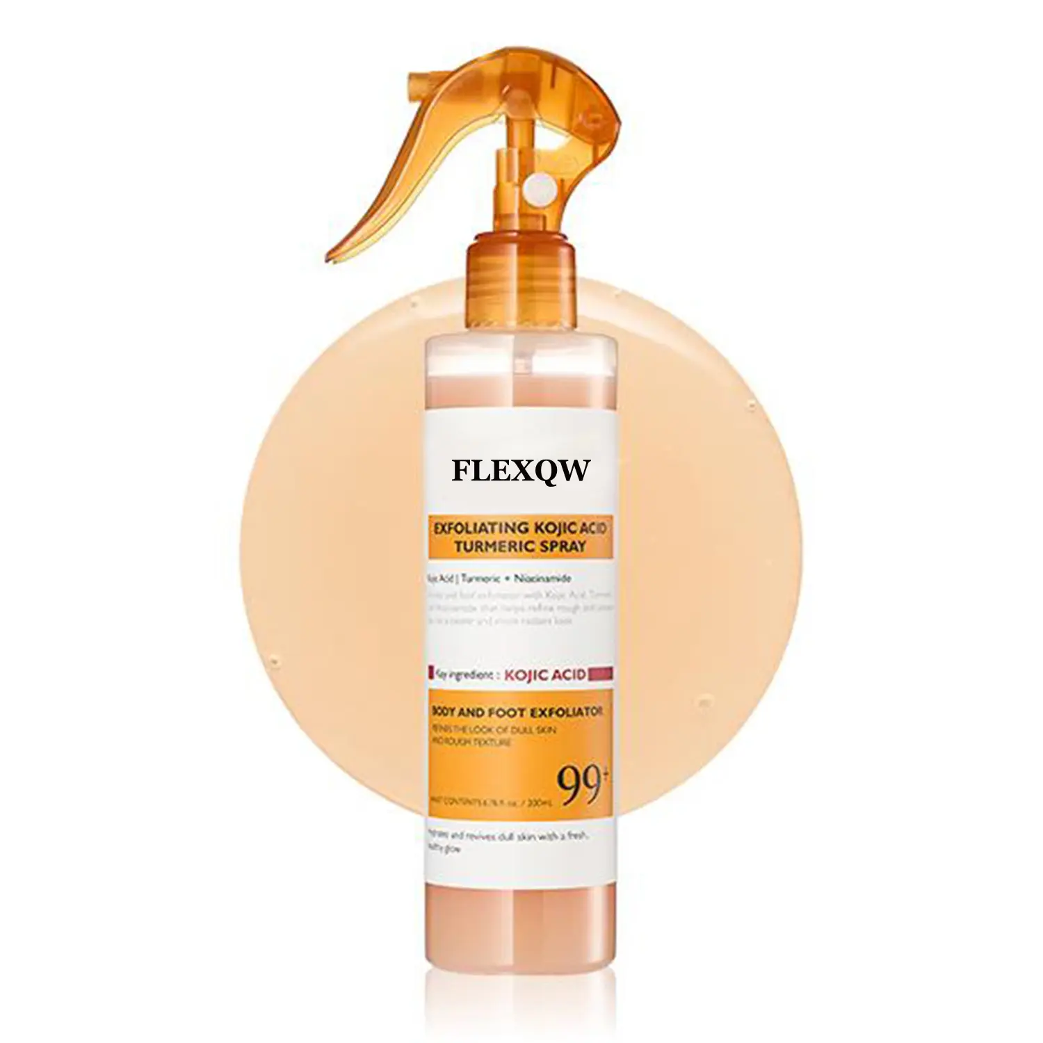 200ML Curcuma Peel Spray, Gentle, Hydrating, Mild Exfoliating & Skin Repair Dual Effect, Non-Irritating, Soft Scrub Texture, Essential Winter Skincare, Hydrating Exfoliant, Skin Exfoliate