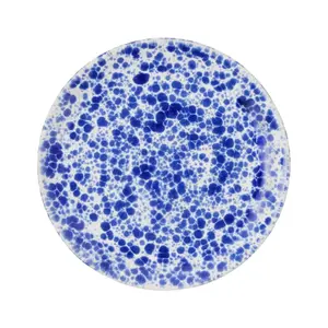 Royal Blue Splatter Stoneware Dinnerware Collection