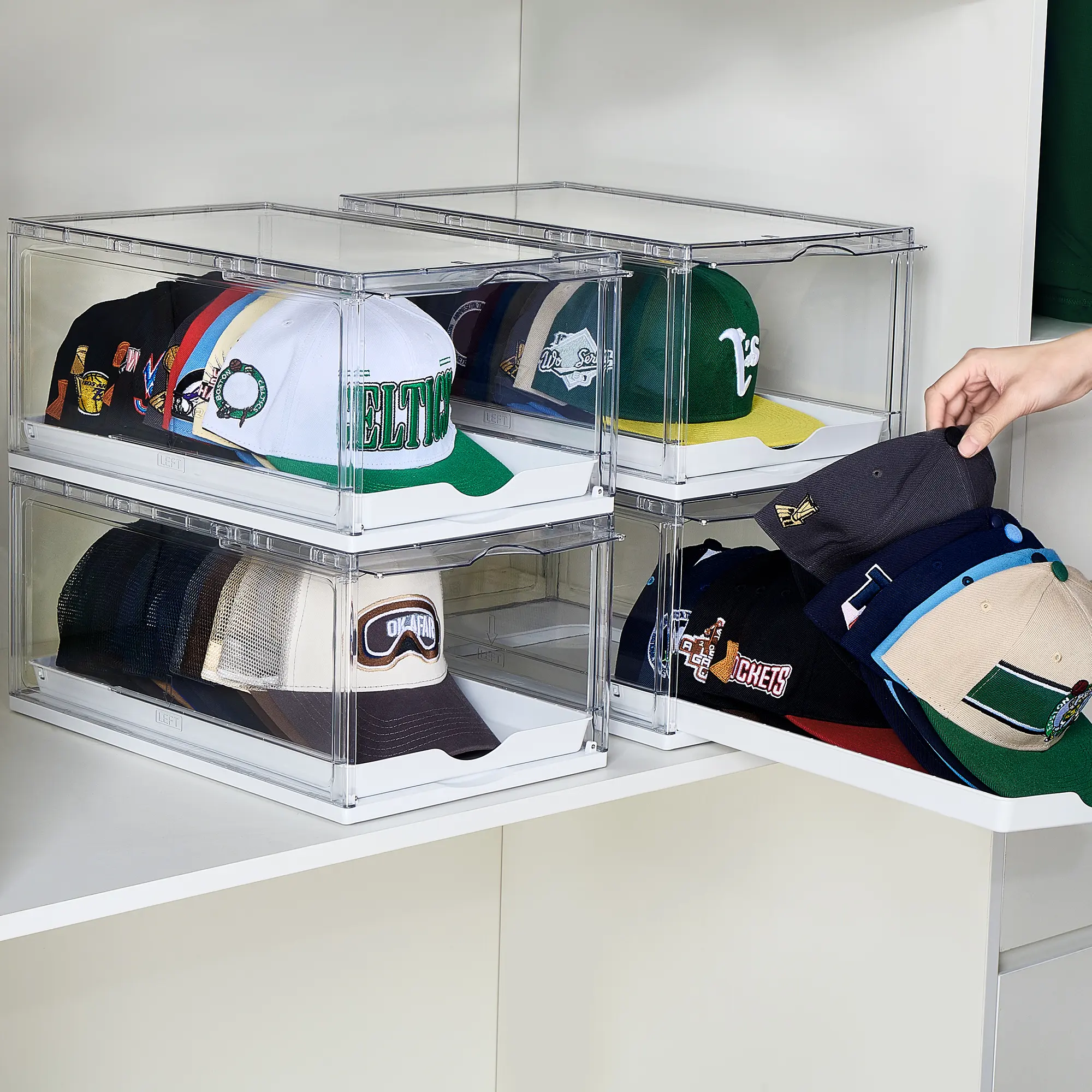 4 Pack-Hat Organizer