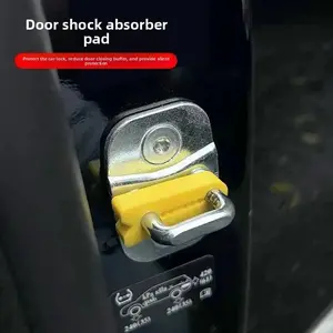 Silicone door lock catch protection cover, car door lock shock absorption and buffering rubber pad, thickened anti-collision sticker, comprehensive protection and silent function