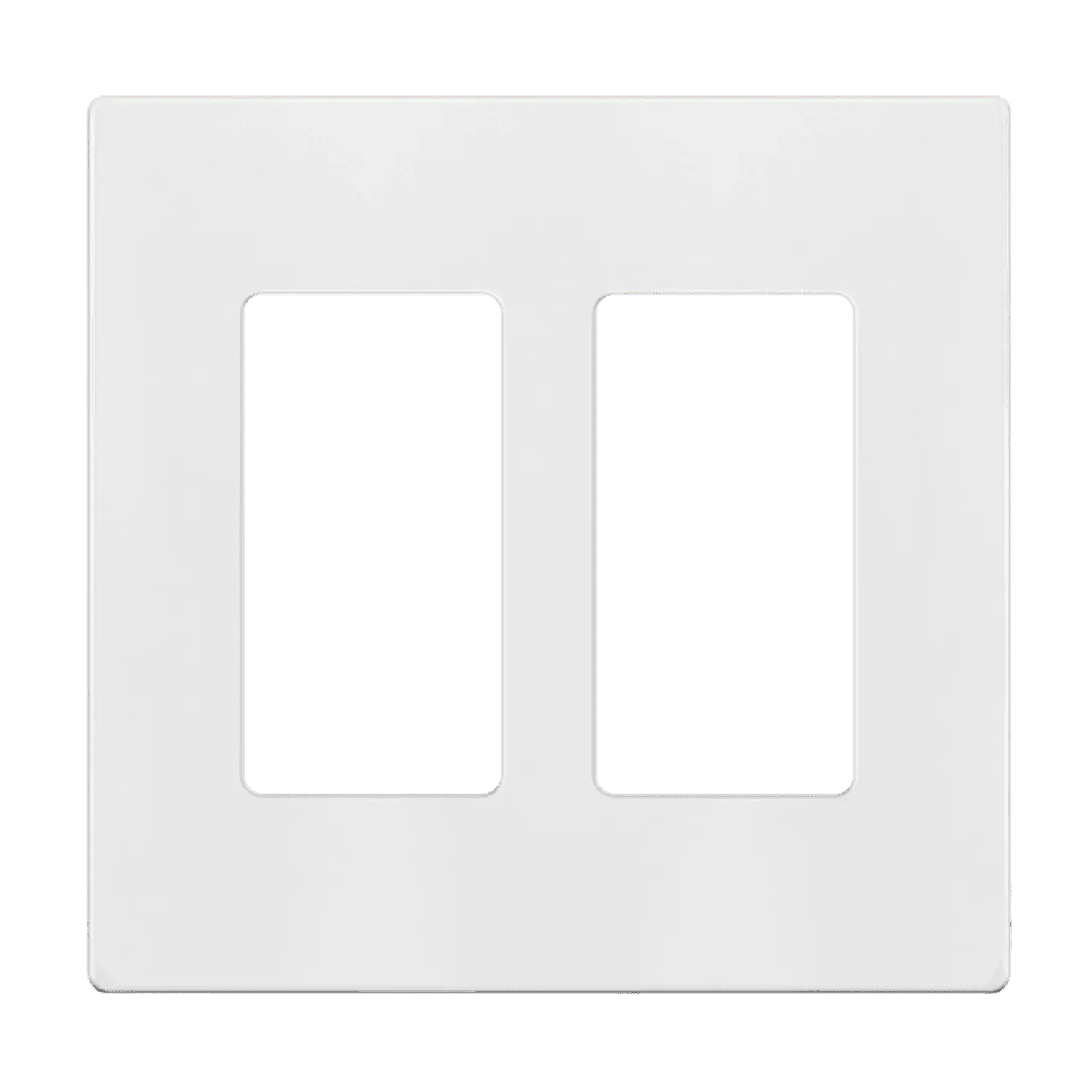 Enerlites Antimicrobial Screwless Decorator/GFCI Two-Gang Wall Plate Mid-Size