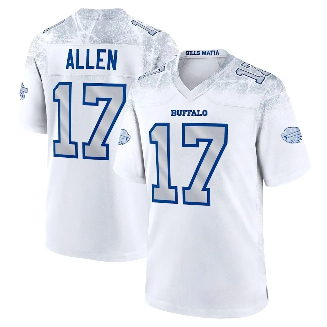 Unisex Football inspired by Bills Allen 17 2025 Rivalries Collection Game Jersey - White