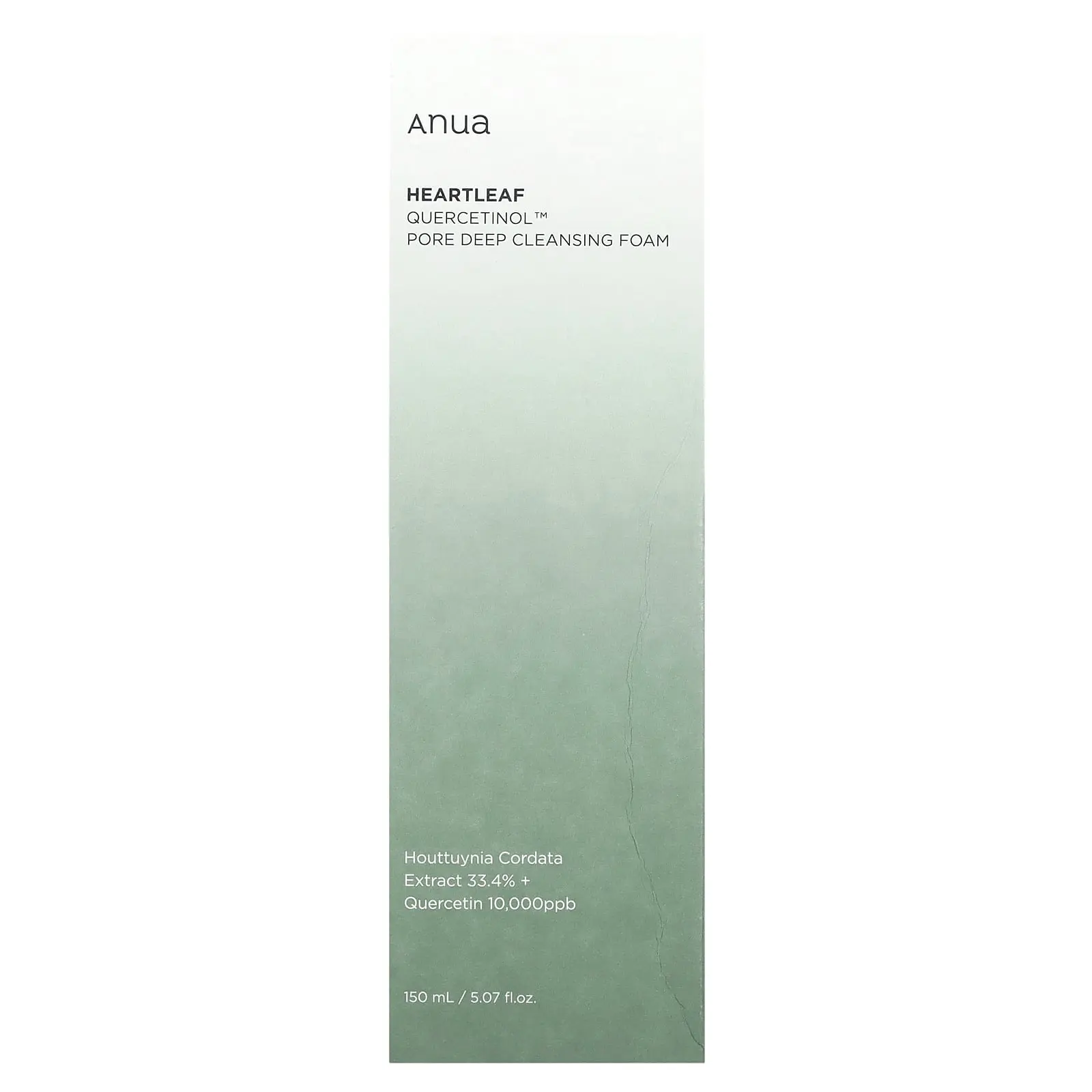 Anua Heartleaf Quercetinol™ Pore Deep Cleansing Foam, 5.07 fl oz (150 ml)