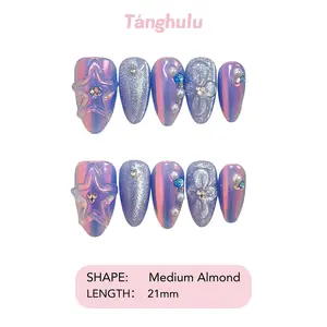 Spring Arrivals #276-287 Nails/ Acrylic Handmade/ Long-lasting/ Tanghulu press-on nails/ Reusable Premium