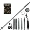 Tactical Aluminium Trekking Pole - 7-in-1 Multi-Function Adjustable Lightweight Portable Durable Survival Stick, Camping Supplies with Tinder, Compass for Hiking, Long-Lasting Sports Support Survival Gear