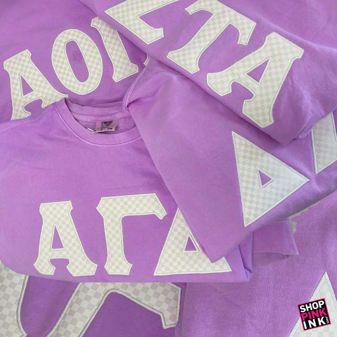 Zeta Tau Alpha- Vivid Violet Check