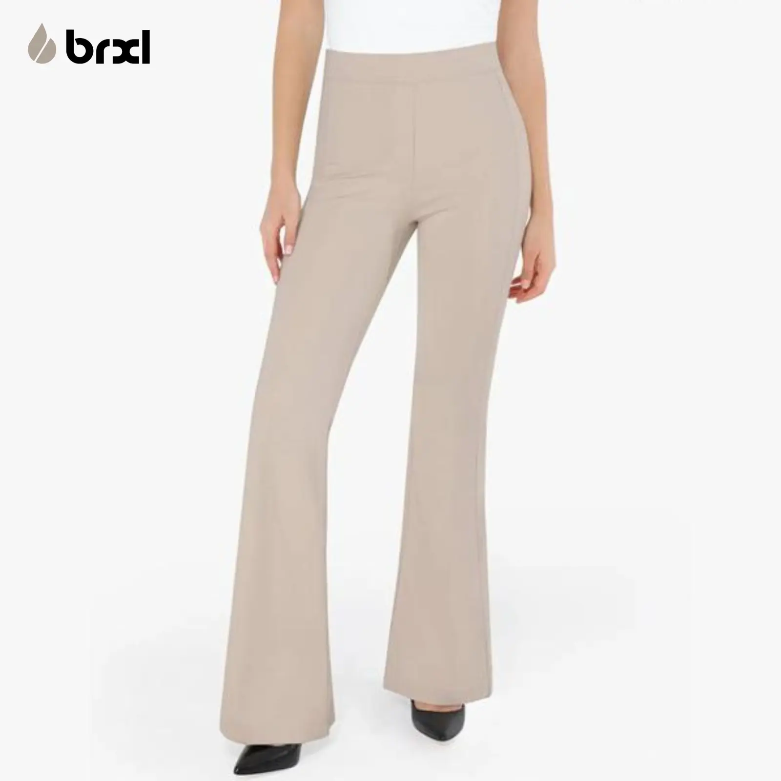 BRXL Womens Bootcut Dress Pants High Waisted Business Casual Work Trousers Stretchy Flare Leg Pull On Office Slacks with Tummy Control Comfort Fit for Professional Wear,summerwins