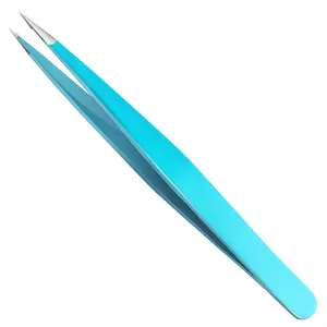 Tweezers for Ingrown Hair by Blinkeen - Best Stainless Steel Professional Pointed Blackhead Remover – Precision Eyebrow Hair,Facial Hair, Splinter & Tick Removal Tweezer