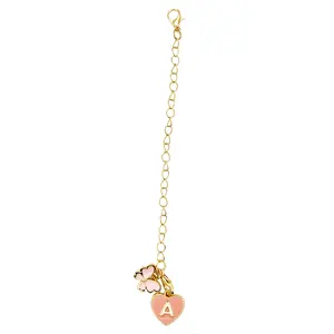 Letter Charm | Heart + Butterfly