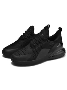 Men's Lace-Up Low Top Sports Shoes, Couple Casual Mesh Running Shoes, Durable Sole, Breathable Fashion Lightweight Running Shoes