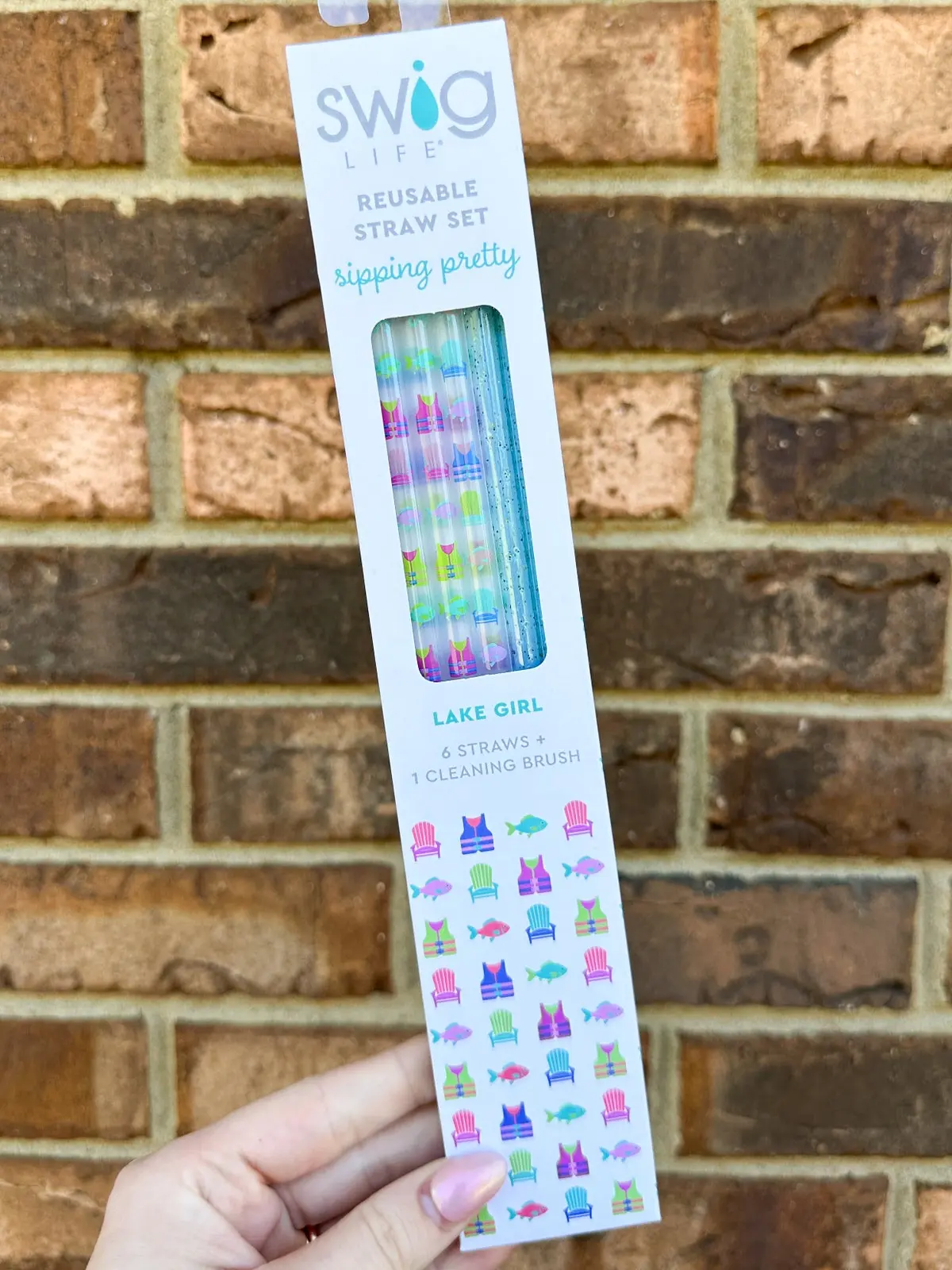 Lake Girl + Aqua Straw Set *Final Sale*