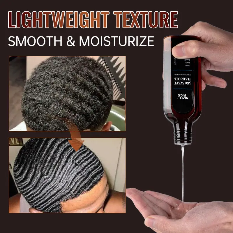 Wave Pomade for Men, Strong Hold, Easy Wash, 360 Wave Training, Hair Cream, Promotes Layered Waves, Moisture, Silky Shine, Non Sticky Texture, Haircare, Hair Styling Product, Long Lasting Hold