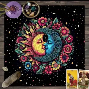 Celestial Wreath Tarot Card Reading & Divination Alter Cloth