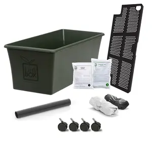 EarthBox Original Garden Kit with Integrated Wheels & Essential Plant Food for Easy & Sustainable Gardening, Sub-Irrigated Planter