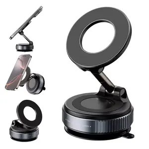 Strong Magnet Magnetic phone Holder for Your Car, Desk, Wall Vacuum Suction windshield Dashboard Mobile Holder Window Mount