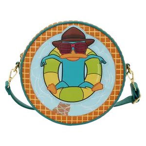 Loungefly Disney Phineas and Ferb Perry the Platypus Pool Crossbody Bag
