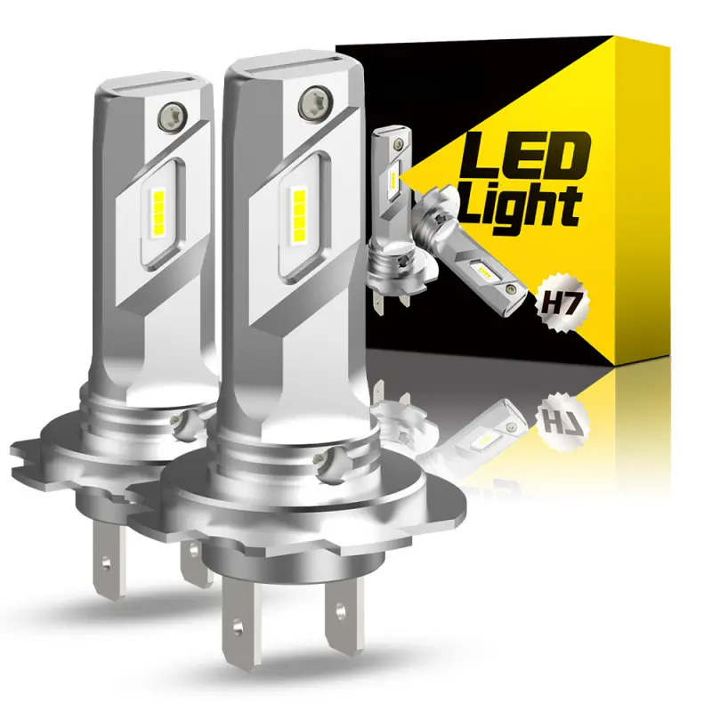 H7 LED Headlight Bulbs, 6500K White 15W Power Bright Illumination Car Headlights Conversion Kit, 360° Beam Easy Install Plug & Play, 12-18V Energy Saving 2-Pack Led Headlamps Bulbs for Night Driving
