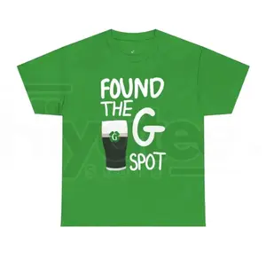 Graphic "Found The G" Funny St. Patrick's Day Tee – Split The G Irish Humor Shirt 2ZZ77