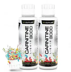 Cutler Nutrition 3 Pack Carnitine 3000 Liquid Supplement for Energy Sugar Support and Recovery health and fitness liquid