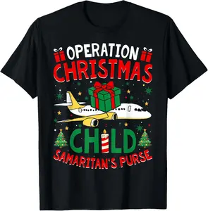 100% Cotton Funny Operation Christmas Family Matching Ugly Xmas T-Shirt