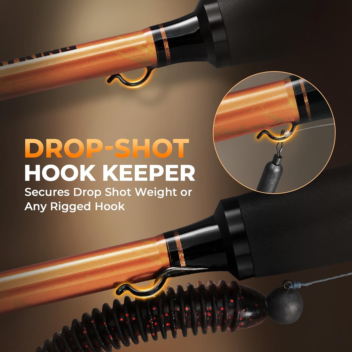 KastKing Lethal Blaze Twin-Tip Rod & Reel Combo – Spinning & Baitcaster, IM6 Graphite, Backup Tip, Stainless Steel Guides, EVA Handle KastKing Lethal Blaze Twin-Tip Rod & Reel Combo – Spinning & Baitcaster, IM6 Graphite, Backup Tip, Stainless Steel Guides, EVA Handle