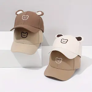 A Cute Baseball Cap for Babies Suitable for Spring And Autumn, Designed for Boys And Girls. This Sun Hat Features a Hard Brim And Is Perfect for Daily Outings, Beach Trips, And Picnics, Fitting Head Sizes of 17.32-19.69 inch for Ages 1-3