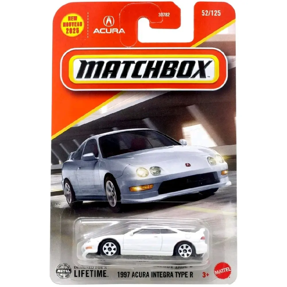 2026 Matchbox 1997 Acura Integra Type R - White, 24/125 Scale Die-Cast Collectible Car