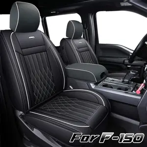 F150 Faux Leather Seat Covers Fit for 2015-2026 F150 and 2017-2025 F250 F350 F450 Pickup Trucks