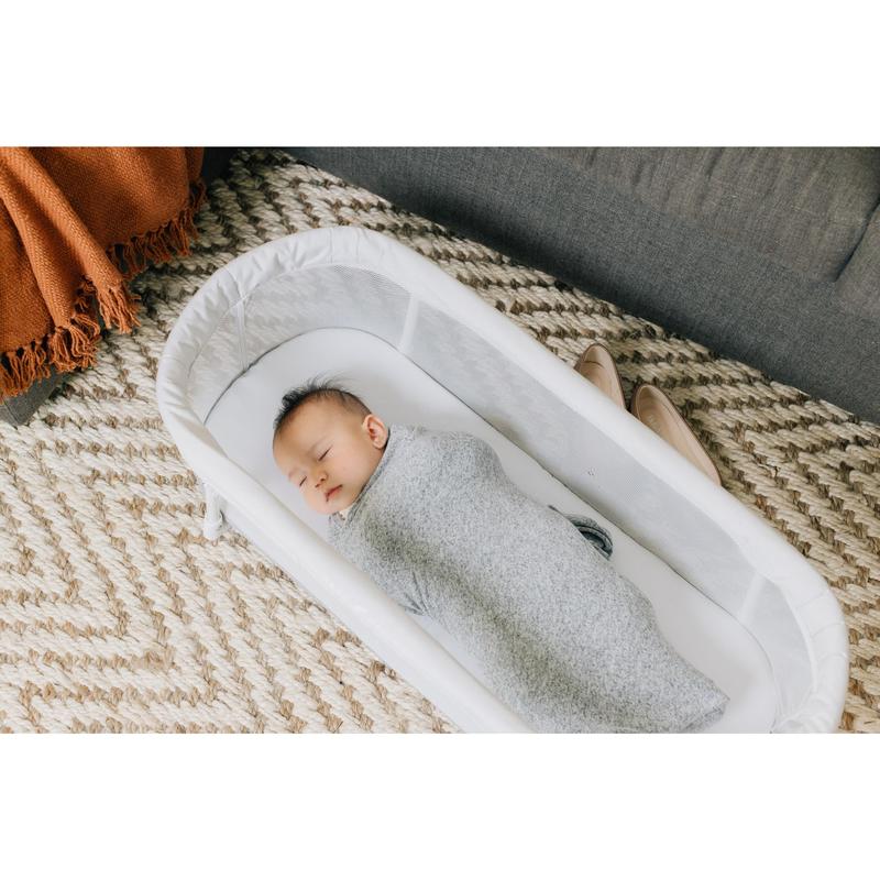 Snuggle Nest™ Portable Bassinet - Driftwood Grey
