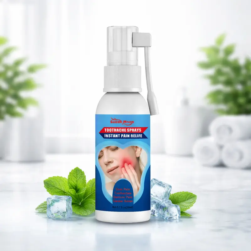 Herbal Anti-Cavity Oral Spray for Adults - 20ml Unscented Dental Freshener, Instant Toothache Relief, 24H Sensitivity Protection, Soothing Liquid Healing Formula, Relieves Swollen Gums, Gentle Daily Care, Prevents & Reduces Sensitivity
