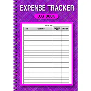 EXPENSE TRACKER Log Book: Simple Budget Planner & Daily Spending Log | Money Management Ledger for Personal Finance & Small Business