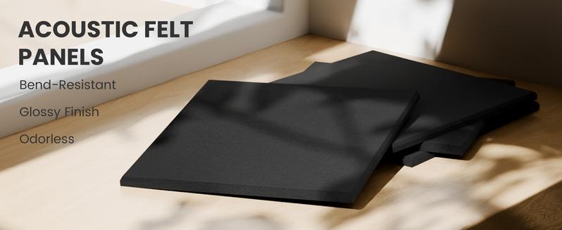 Cork board, 6 square message boards, wall decor, photo board, office decor, home decor, office supplies, school supplies, decorative items, felt message board tiles - 28"x18" cork board alternative, surface organizer board girl room accessories