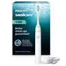 Philips Sonicare 1100 Series Electric Toothbrush - Sonic Toothbrush with Advanced Sonic Technology, EasyStart, Smartimer & Quadpacer, White, Model HX3641/02