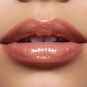 Palomino Lip Gloss -  Glossy Lipstick - Sparkly Mocha, Non-Sticky, Nourishing with Squalane & Vitamin E, Smooth & Comfortable Lip Makeup