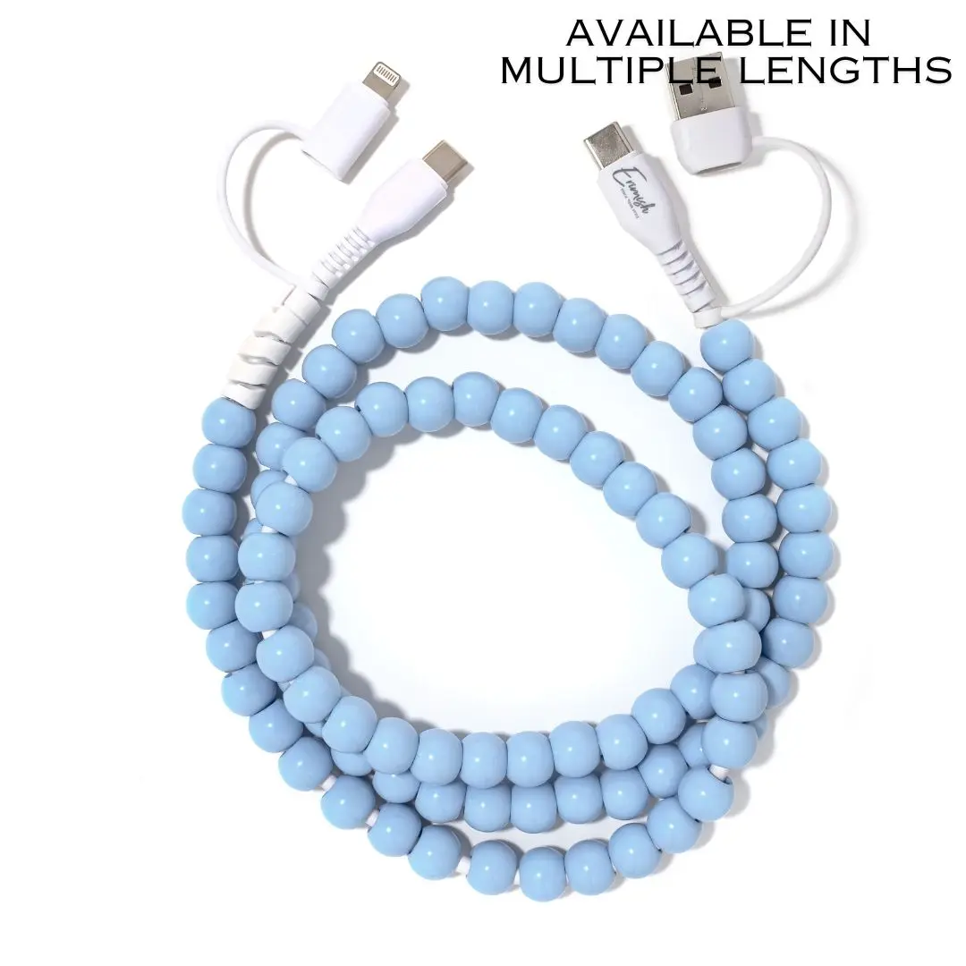 Beaded Phone Charger Ice