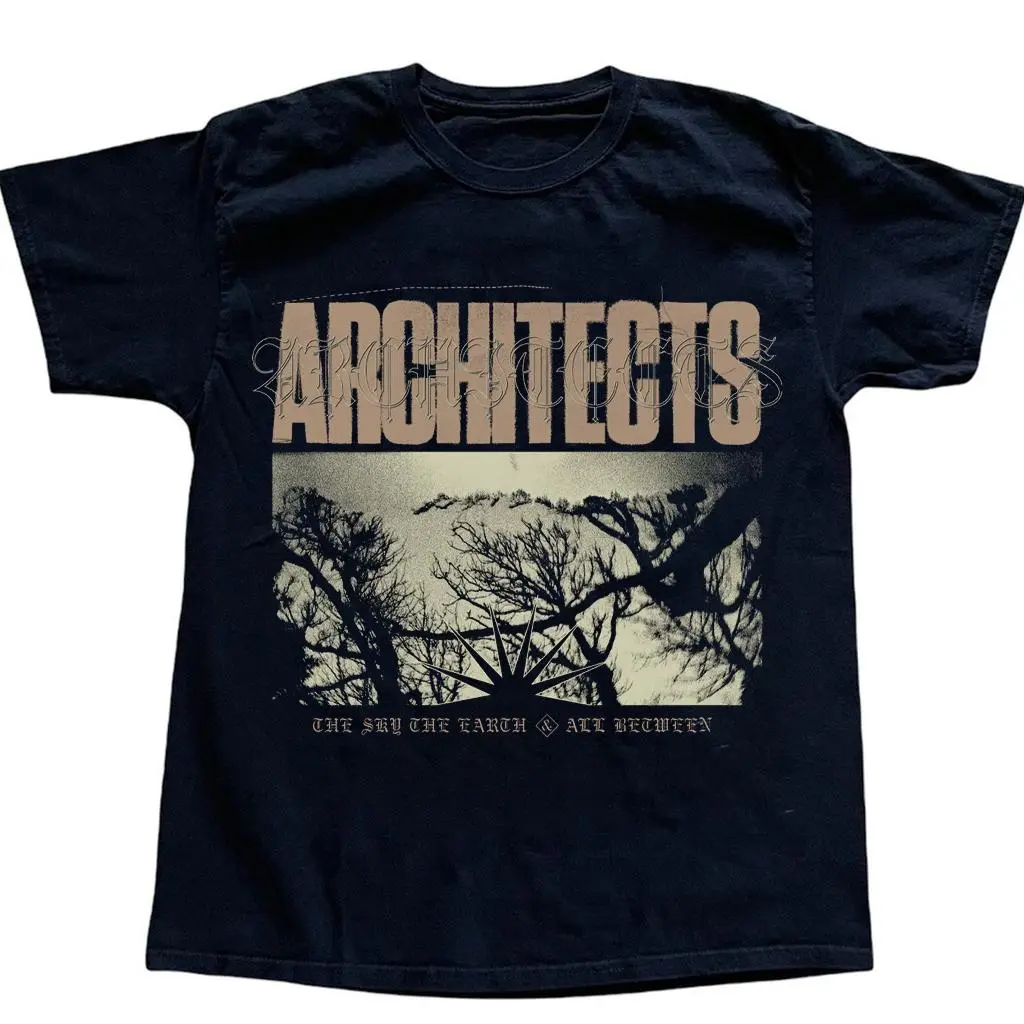 Architects The Sky The Earth And All Between Tour Vintage Progressive Metal Shirt Seeing Red Graphic Unisex Tee HY5928