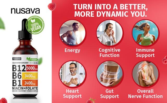 (4-PACK) Wellness Bundle Vitamin B12 & D3K2 Liquid Edible Supplement Drops with B6, B1, Niacin & Folate for Energy, Brain & Heart - Raspberry, & Strawberry 27,200 mcg per Serving, 4 fl Oz