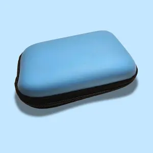 Soft Protective Flashcard Storage Zipper Case - SKY BLUE (flashcards not included)