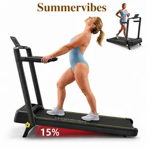 【Summervibes】YPOO 2-in-1 Walking Pad Treadmill - 15% Incline with 6.2 mph, Remote Control for Home Office Walking & Jogging, Walking Pad Treadmills At home gym mini exercise, Home Fitness Equipment,Portable Under Desk Treadmill for Small Spaces