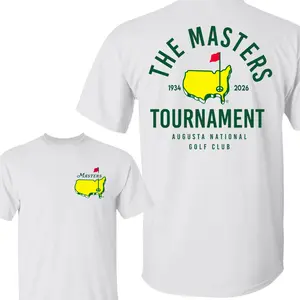 Augusta National Masters 2026 Golf T-Shirt, Championship Graphic Tee, Trendy Golf Fan Apparel, 100% Cotton Unisex Shirt Casual Daily Wear Tee For Men & Women, Apparel Made In The USA
