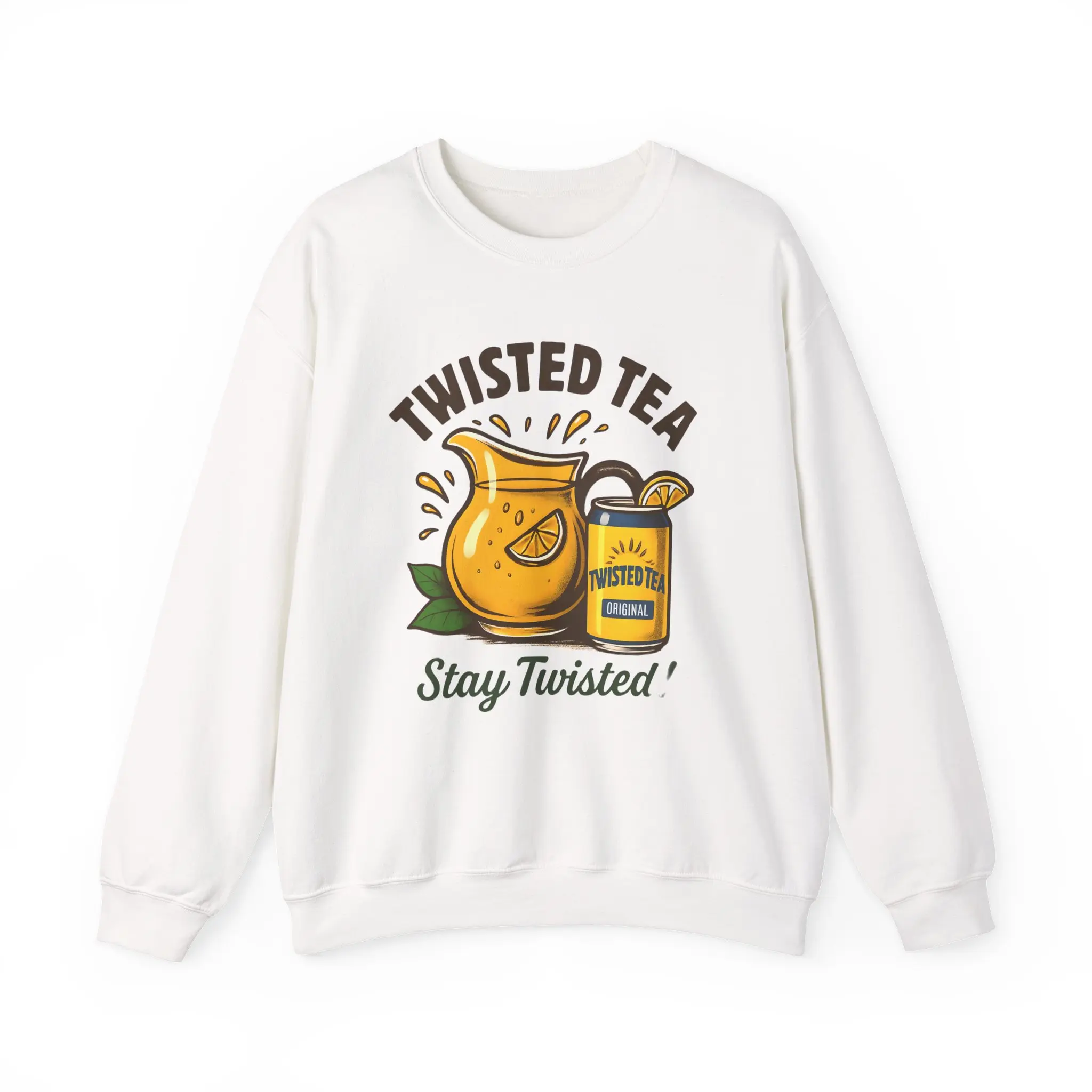 Twisted Tea Unisex Crewneck Sweatshirt, Stay Twisted Apparel, Casual Fall Fashion, Cozy Gift for Tea Lovers, Drink Inspired Clothing, [...]