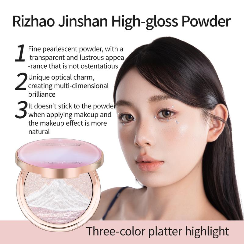 Truth'Key Autumn Reflections: Sunlit Golden Mountains, Three-Tone Highlighting Powder, Hydrating Glow, Brightening Finishes, Fine Shimmer, Explosive Flash, Brightening Effect
