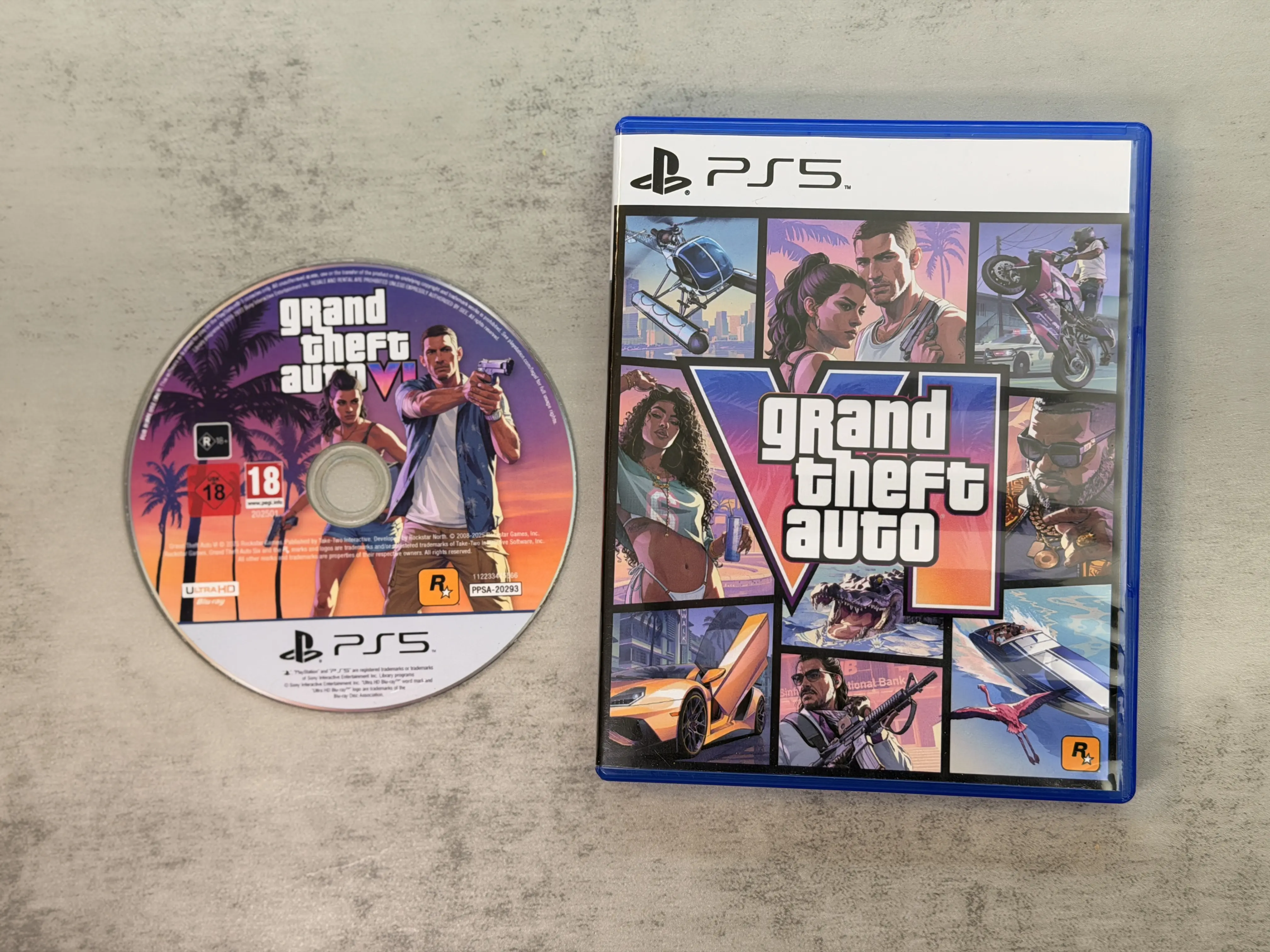 GTA 6 Disc & Collectors Box GTA 6 Disc & Collectors Box