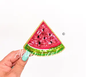 Watermelon Summer Sequin Patch