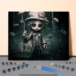 Paint by Numbers Kit, 1 Set DIY Painting by Numbers Kit without Frame, DIY Wall Art Painting Supplies for Home Decor