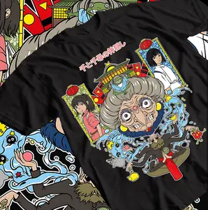 CHIHIRO Spirited Away Graphic Unisex shirt Graphic Tee | Retro Anime 90s Shirt