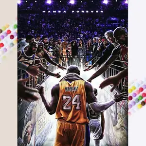 1 set of DIY diamond painting kit, 5D diamond art set, DIY decoration basketball, exit, cheer. Mosaic, diamond art, DIY art home decoration, Diamond Art Tools, Diy Craft Supplies