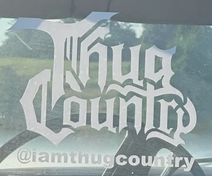 Thug Country Weatherproof Vinyl Decals (Various Sizes)
