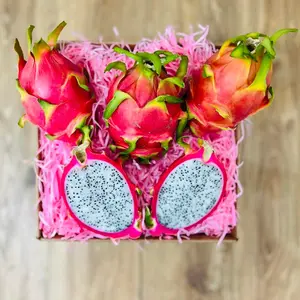 Red Dragon Fruit White Flesh | Red Pitahaya Box