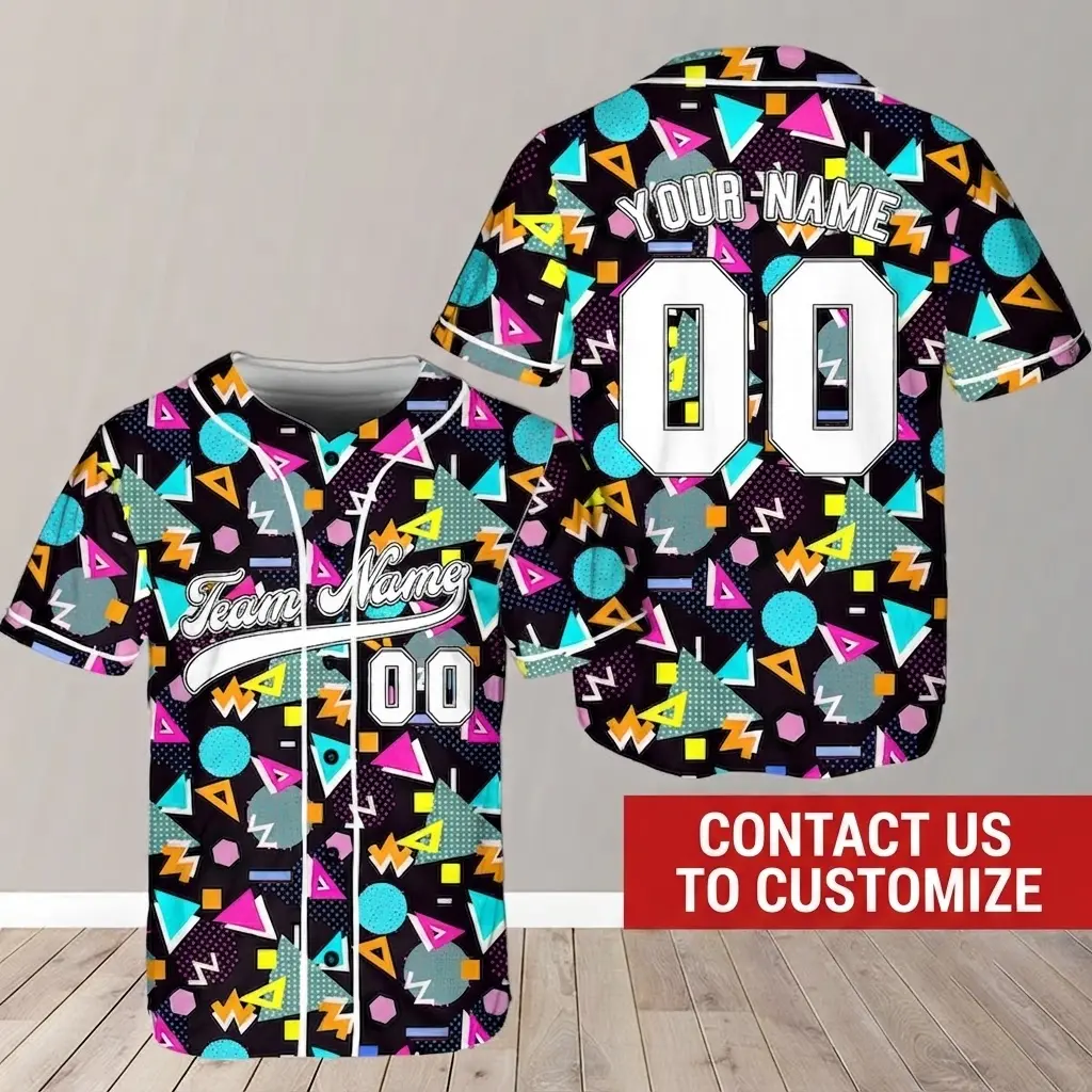 Personalized Retro 80s 90s Baseball Jersey, Custom Team Name Shirt, Vintage Baseball Jersey For Baseball Fans, Disco Man Outfit Shirt